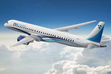A SKS fez o leasing de 10 E195-E2