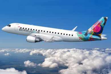 Com jatos Embraer E175, BermudAir obtém AOC