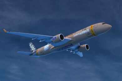 Airbus revela pintura de lançamento do cargueiro A350F