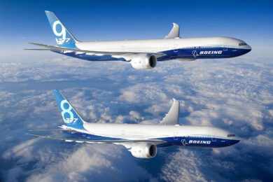 A família 777X também é produzida em Everett