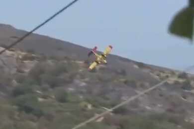 Avião de combate a incêndios cai na Grécia