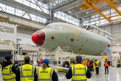 A Airbus produz o A320 na França, Alemanha, EUA e China