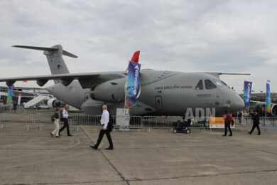 Primeiro KC-390 de Portugal retorna à Embraer para preparativos finais de entrega