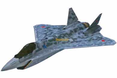 Caça invisível russo Su-75 Checkmate aparece com nova configuração