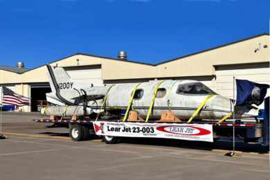 Primeiro jatinho executivo Learjet será restaurado