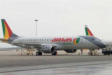 Amaszonas tenta reverter na Justiça bloqueio dos quatro jatos Embraer E190