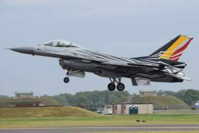 Caça F-16 da Bélgica