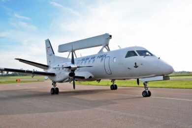 Saab mostra o primeiro avião-radar da Força Aérea da Polônia
