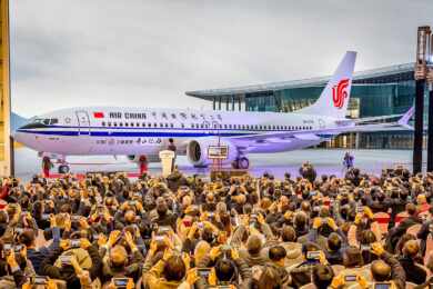China proíbe companhias aéreas do país de receber jatos da Boeing