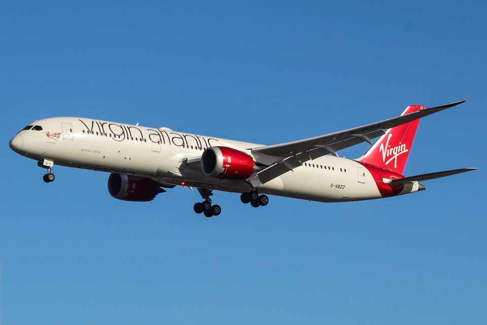 Boeing 787-9 Dremaliner da Virgin 