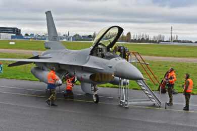 Um dos F-16 da Holanda que deve ser repassado para a Ucrânia (RNAF)