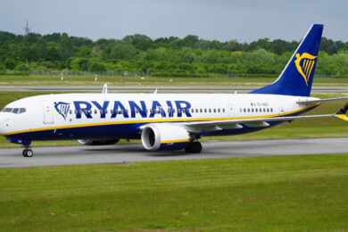 Jato 737 MAX 8-200 da Ryanair