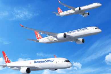 Turkish Airlines confirma compra de 220 jatos da Airbus, incluindo o cargueiro A350F