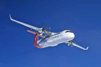 Startup holandesa revela avião híbrido-elétrico para mais de 80 passageiros