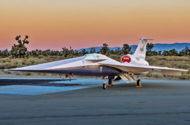 O protótipo X-59 da NASA e da Lockheed Martin