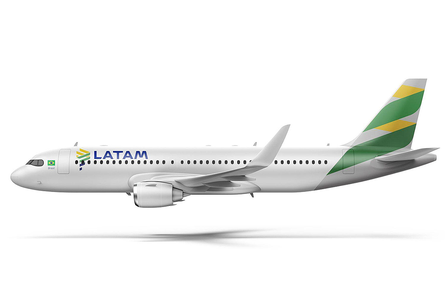 LATAM Brasil terá jato A320neo com pintura verde e amarela - Airway