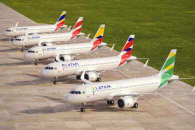 LATAM Brasil terá jato A320neo com pintura verde e amarela