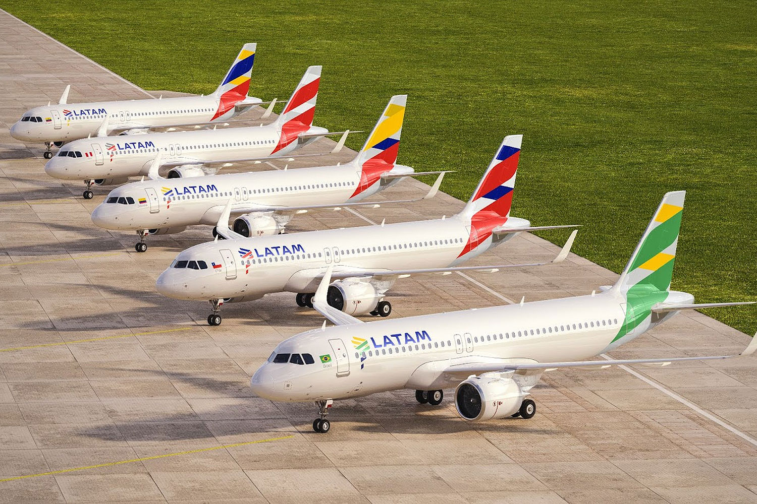 LATAM Brasil terá jato A320neo com pintura verde e amarela - Airway