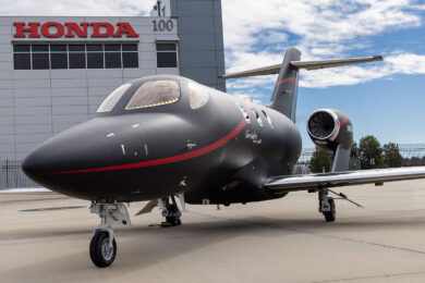 Jato executivo HondaJet atinge 250 aeronaves entregues