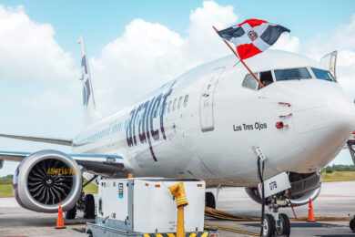 Um dos Boeing 737 MAX 8 da Arajet