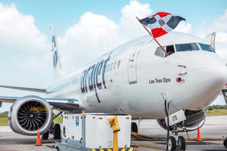 Um dos Boeing 737 MAX 8 da Arajet