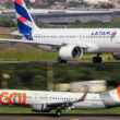 Aviões da Gol e LATAM. Empresa sediada no Chile não é operadora do Boeing 737