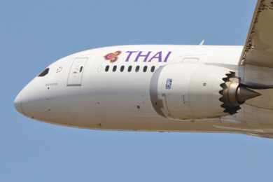 Thai Airways fez super encomenda de 45 Boeing 787 Dreamliner, diz agência
