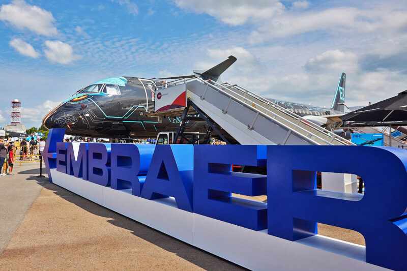 Jato E195-E2 no Singapore Airshow (Embraer)