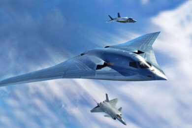 Ilustração não oficial de como seria o bombardeiro H-20 da China