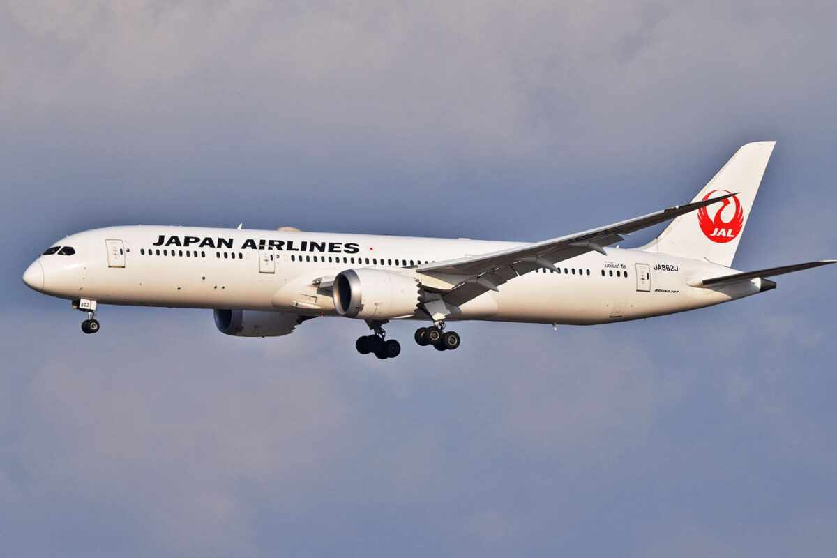 Boeing 787-9 da Japan Airlines (Hawkeye UK)