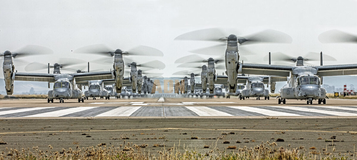 Os Fuzileiros Navais dos EUA são os maiores operadores do Osprey