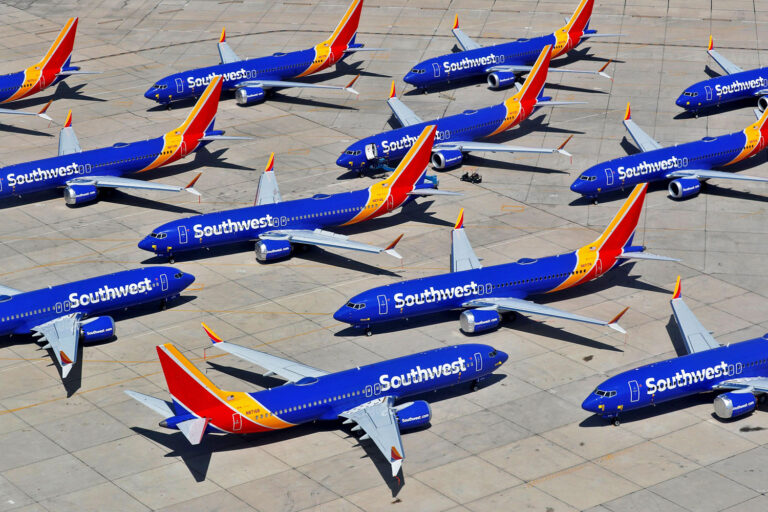 Apesar de ser LCC, a Southwest Airlines tem uma das maiores porcentagens de frota própria (Goodfon.com)