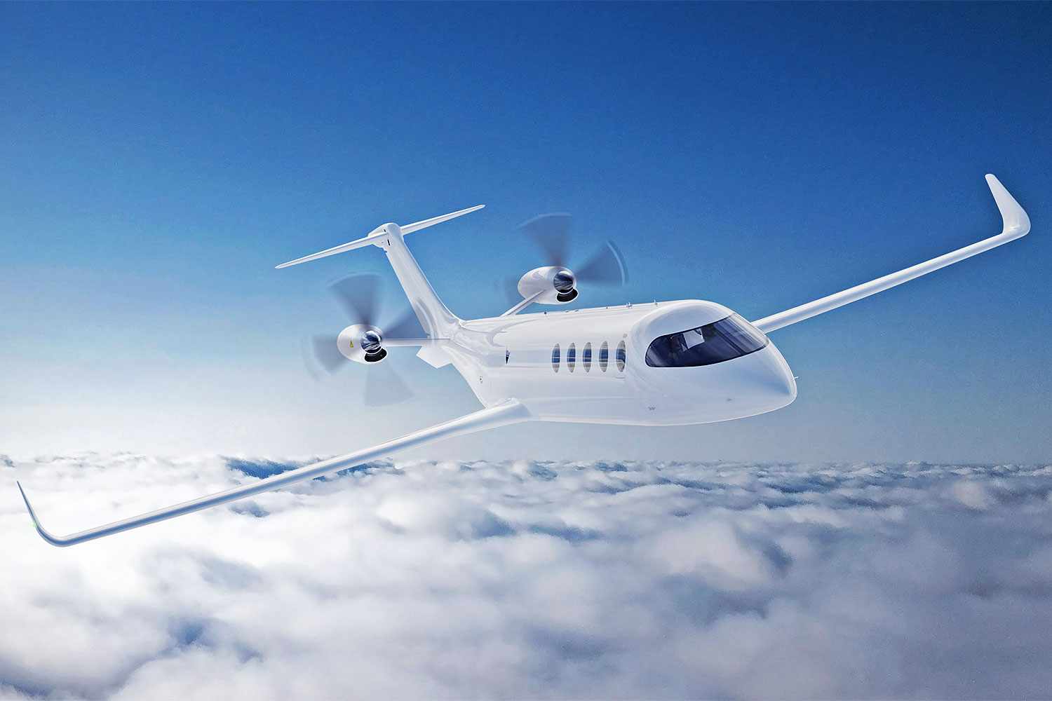O avião elétrico Alice em sua nova configuração