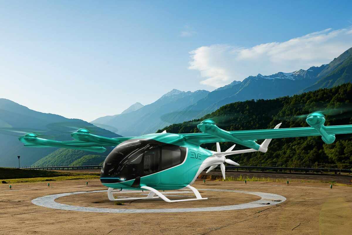 O eVTOL da Embraer vai entrar em serviço em 2026