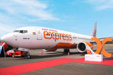 Um Boeing 737 MAX 8 da Air India Express