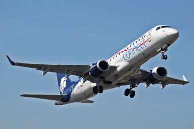Um E190 da Aeromexico Connect