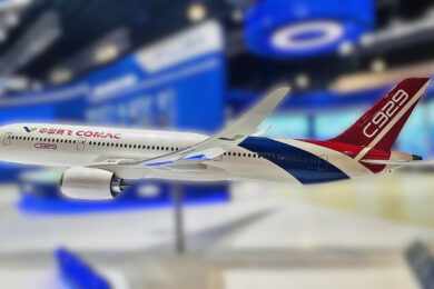 Maquete do COMAC C929