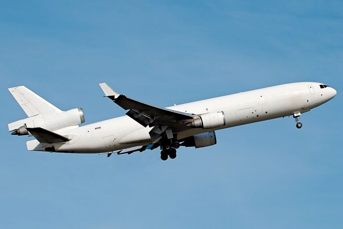 O MD-11 já como N435KD, pertencente à Western Global Airlines