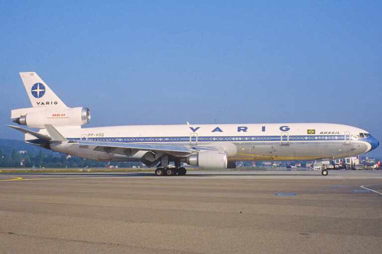 MD-11 PP-VOQ, que trouxe o corpo de Ayrton Senna ao Brasil em 1994
