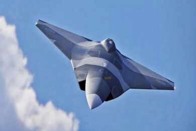Conceito de caça furtivo não tripulado que pode substituir o Gripen (Saab)