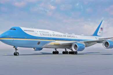 Projeção do novo Air Force One/VC-25B (USAF)