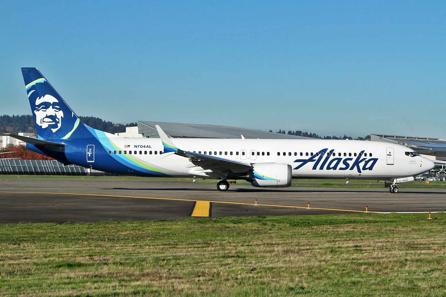 Boeing 737 MAX 9 N704AL da Alaska Airlines (Nick Dean)
