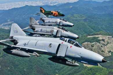 Caças F-4E Phantom II da Coreia do Sul