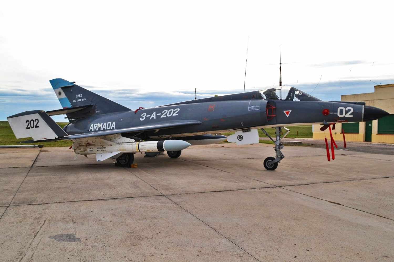A Marinha argentina operou 14 Super Etendard entre 1979 e 2014