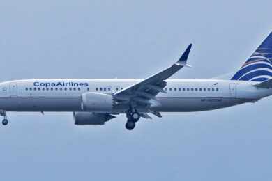 Primeiro Boeing 737 MAX 8 da Copa Airlines (SA350 via X)