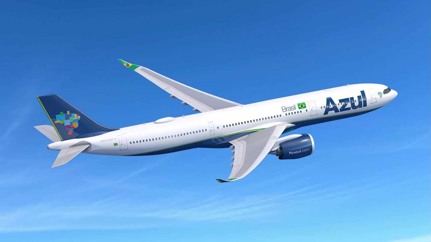 A Azul receberá sete novo A330neo a partir de 2025