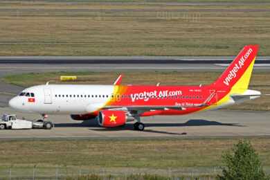 Jato Airbus A320 da VietJet