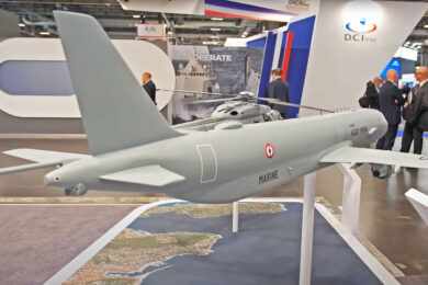 Maquete do Airbus A321 MPA