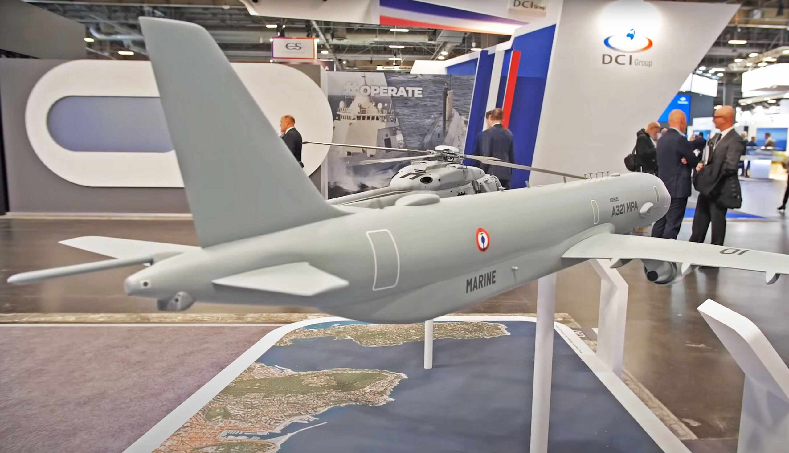Maquete do Airbus A321 MPA