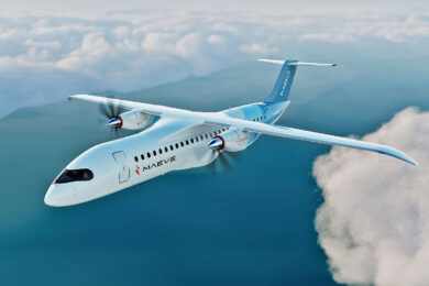 O avião híbrido-elétrico M80